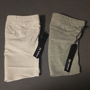 White and Gray Women's Crop Tops by